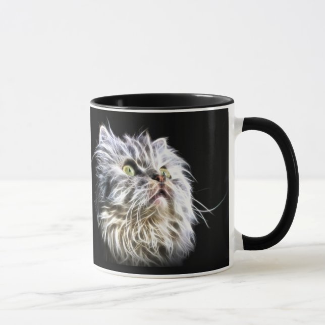 Taza Cara de gato persa de Fractalia (Derecha)