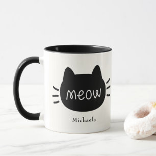 Taza Cara de gato suave