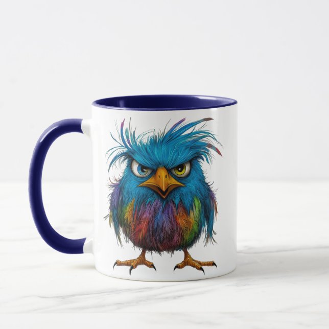 Taza cara de pájaro mala (Izquierda)