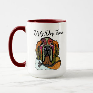 Taza Cara de perro feo de San Bernardo
