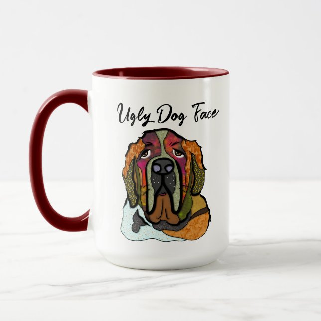 Taza Cara de perro feo de San Bernardo (Izquierda)