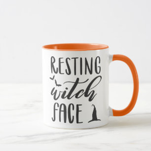 TAZA CARA DE RECLINACIÓN DE LA BRUJA