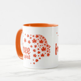 Taza Cara del espíritu libre, otoño