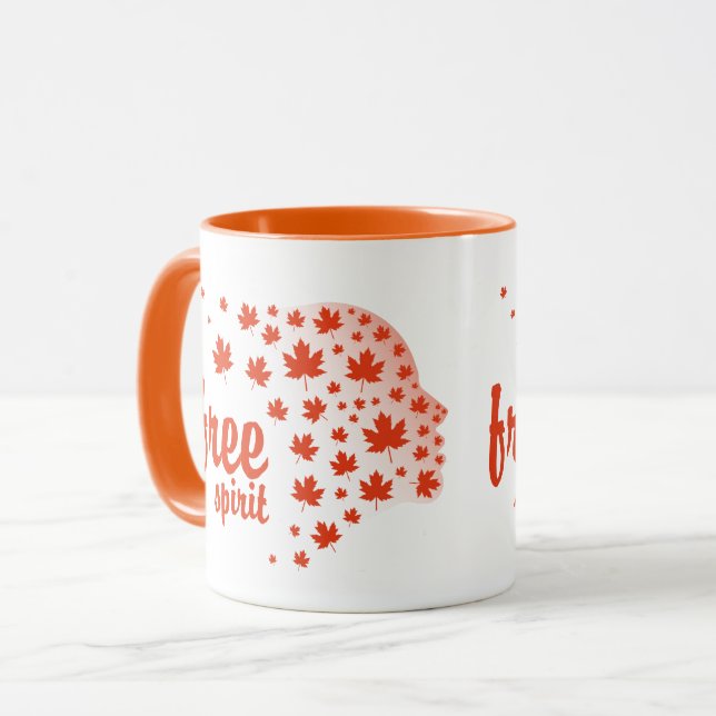 Taza Cara del espíritu libre, otoño (Anverso izquierdo)