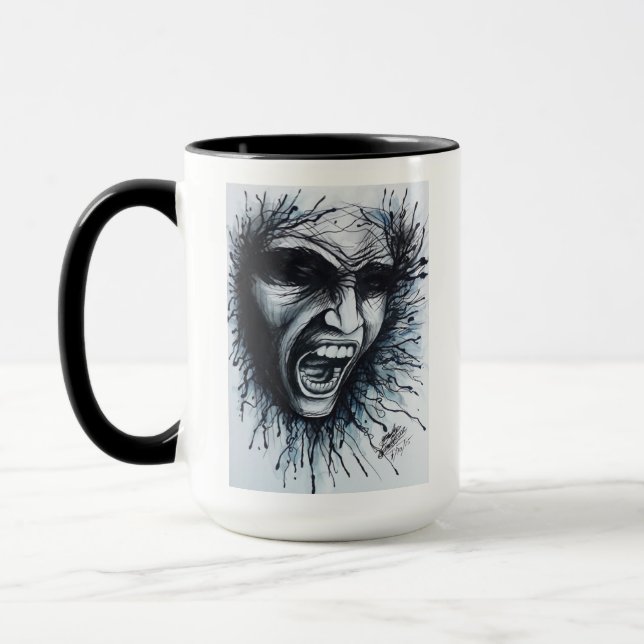 Taza Cara gritando (Izquierda)