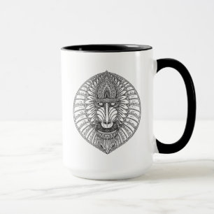 Taza Cara inspirada del babuino