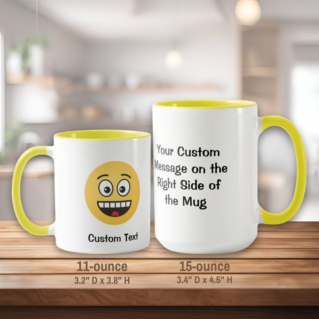 Taza Cara sonriente con boca abierta (Subido por el creador)