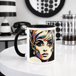 Taza Cara y cita del Retro 60