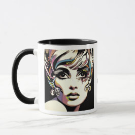 Taza Cara y cita del Retro 60