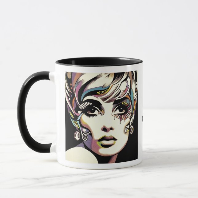Taza Cara y cita del Retro 60 (Izquierda)