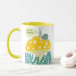 Taza Caracol caprichoso en PERSONALIZADO mágico de hon