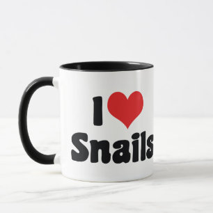 Taza Caracoles Corazón que Amo