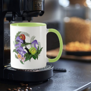 Taza Caracoles Cubanos Hongos Purpura