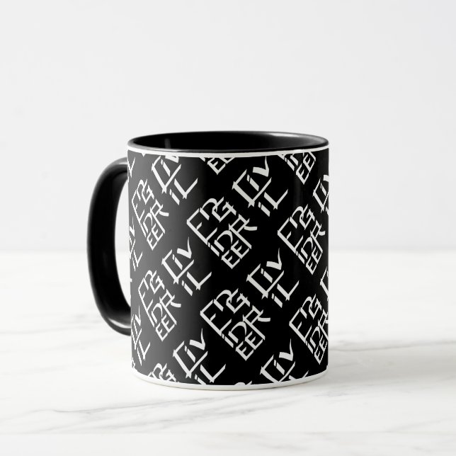 Taza Carácter blanco de ingeniero civil (Anverso izquierdo)