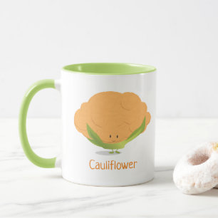 Taza Carácter cauliflor Naranja  Mugre