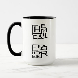 Taza Carácter de ingeniero químico