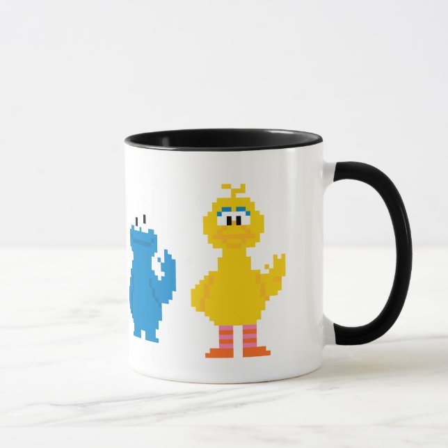 Taza Caracteres del Sesame Street del pixel (Derecha)