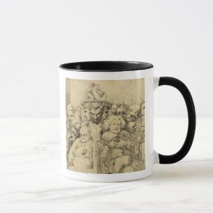 Taza Caracteres literarios montados alrededor del