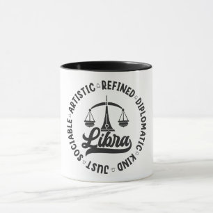 Taza Características del Rótulo de Zodiaco Cutáneo/Libr