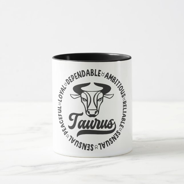 Taza Características del Rótulo de Zodiaco Cutáneo/Taur (Centro)