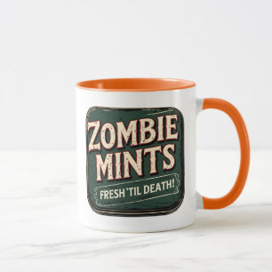 Taza Caramelos Zombie Frescos Hasta la Muerte Terror Re