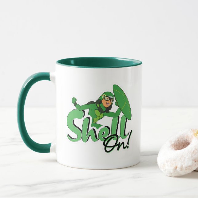 Taza Carapace | ¡Shell activado! (Con donut)