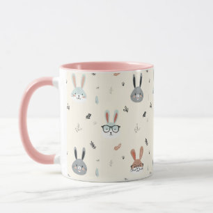 Taza Caras de animales personalizados