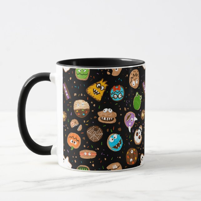 Taza Caras divertidas de Halloween Monster Cookie (Izquierda)