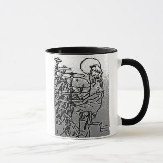 Taza carbón de leña del batería del lápiz