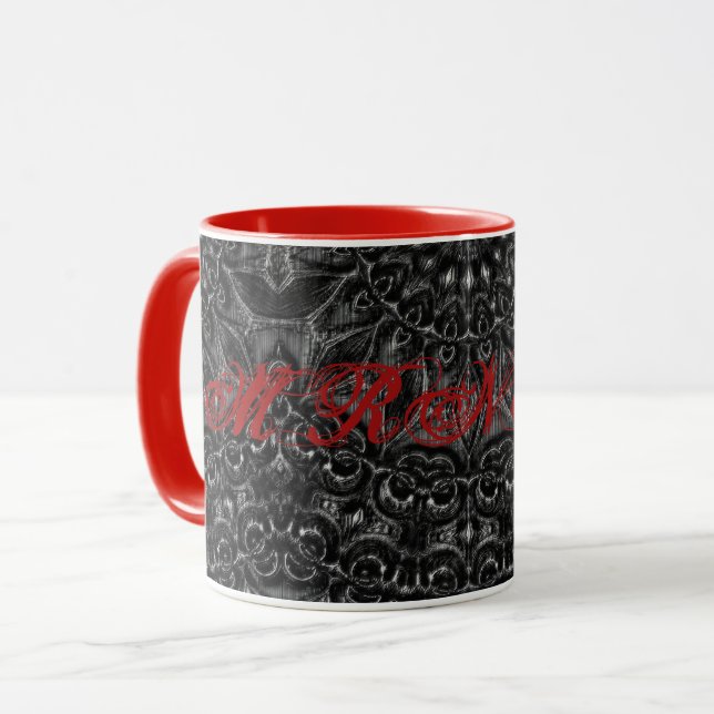 Taza Carbón Mandala (Anverso izquierdo)