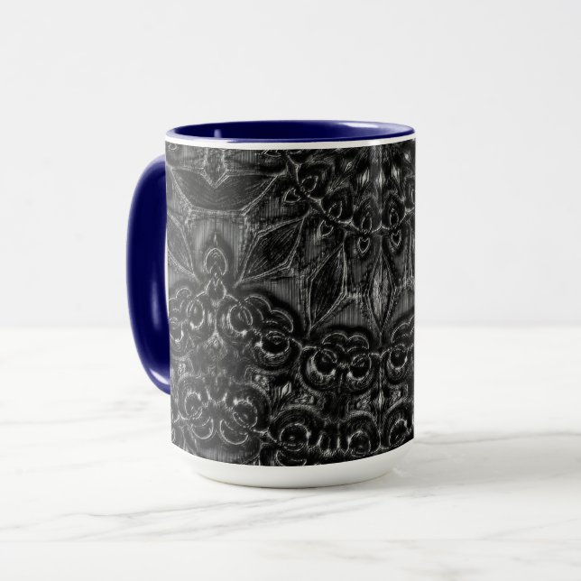 Taza Carbón Mandala Coffee Mug (Anverso izquierdo)