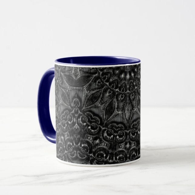 Taza Carbón Mandala Coffee Mug (Anverso izquierdo)