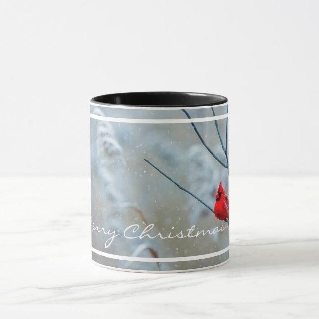 Taza Cardenales de invierno Navidades Holiday Mug (Centro)