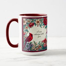 Taza Cardenales rojos: solidaridad, recuerdo de Keepsak