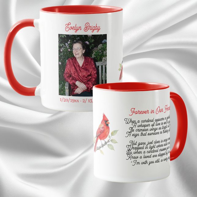 Taza Cardinal Poem Memorial Keepsake  (Subido por el creador)