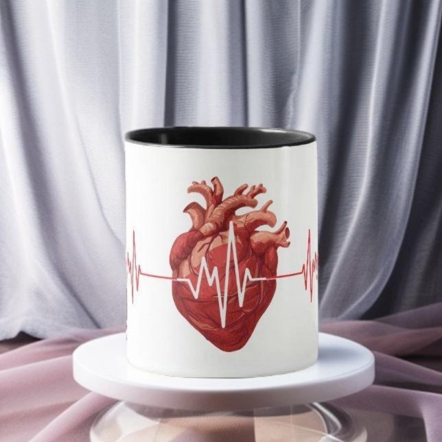 Taza Cardiólogo Médico cardíaco Cardiología Diseño de e (Subido por el creador)