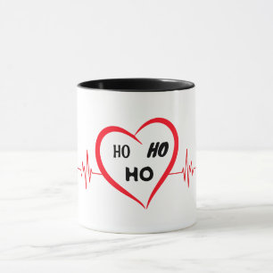 Taza cardiólogo médico del corazón cardiología Navidad