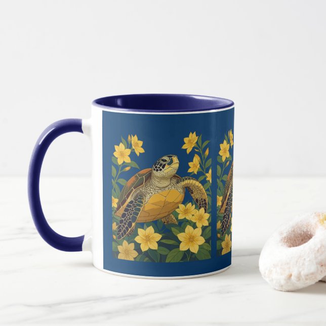 Taza Caretta Caretta y Gelsemium (Con donut)