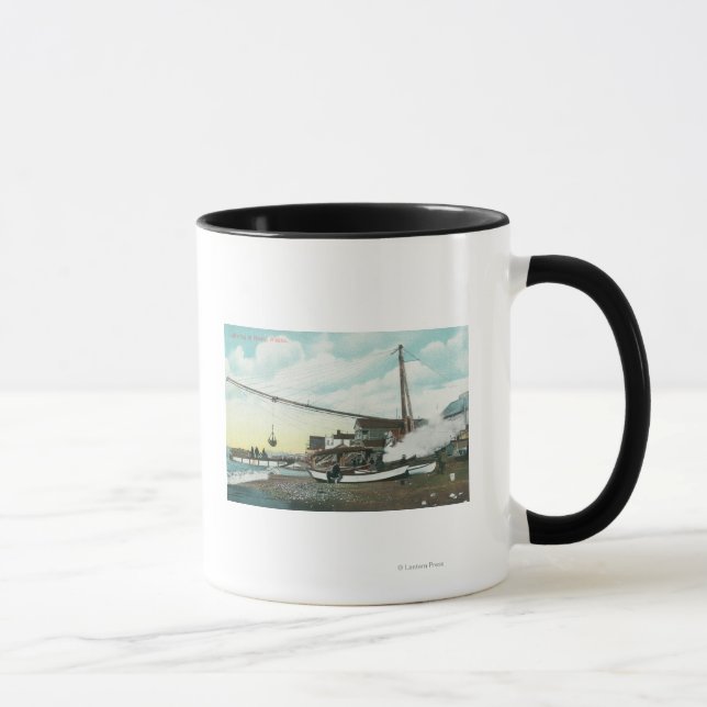 Taza Carga de Barge para SeaNome, AK (Derecha)