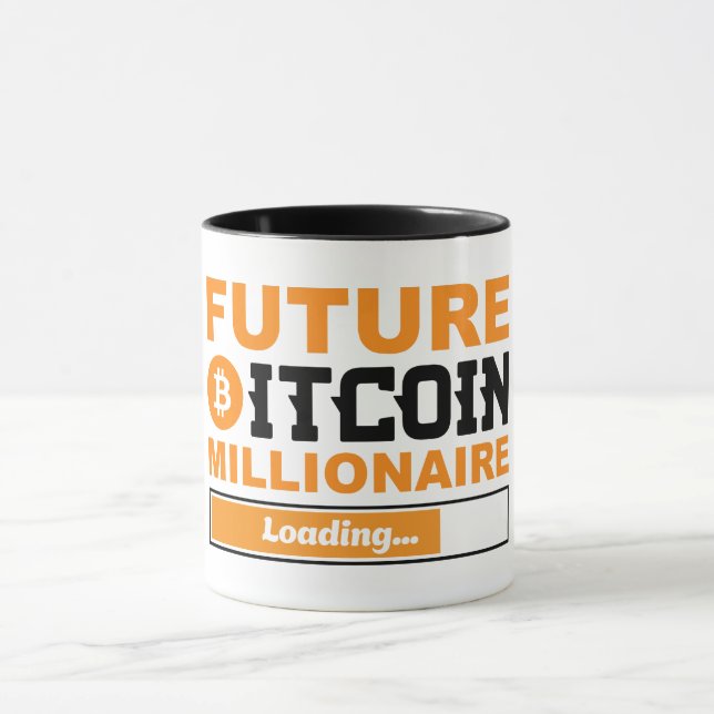 Taza Carga de Bitcoin Millionaire Futuro (Centro)