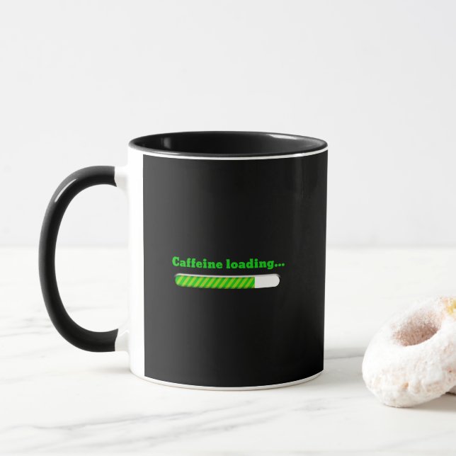 Taza Carga de cafeína (Con donut)