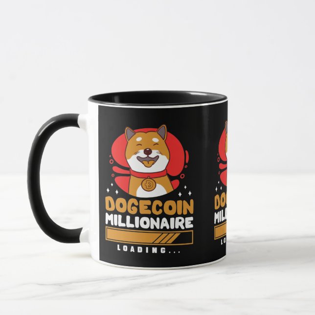 Taza Carga de Crypto DogeCoin Millionaire (Izquierda)