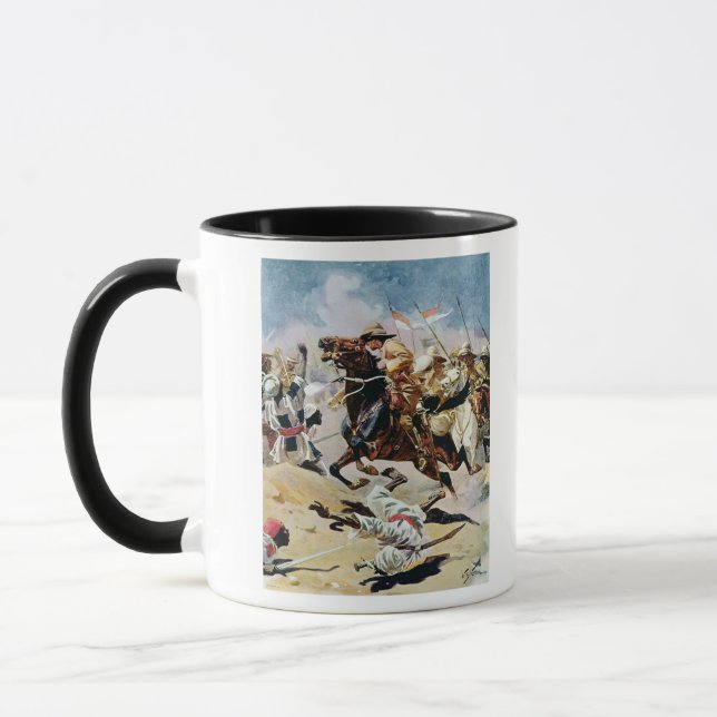 Taza Carga de los 21ros lanceros en Omdurman (Izquierda)