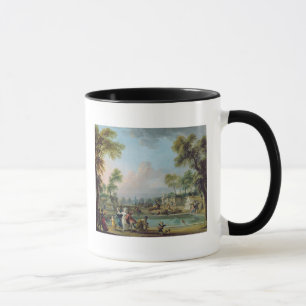 Taza Carga del príncipe de Lambesc en Tuileries