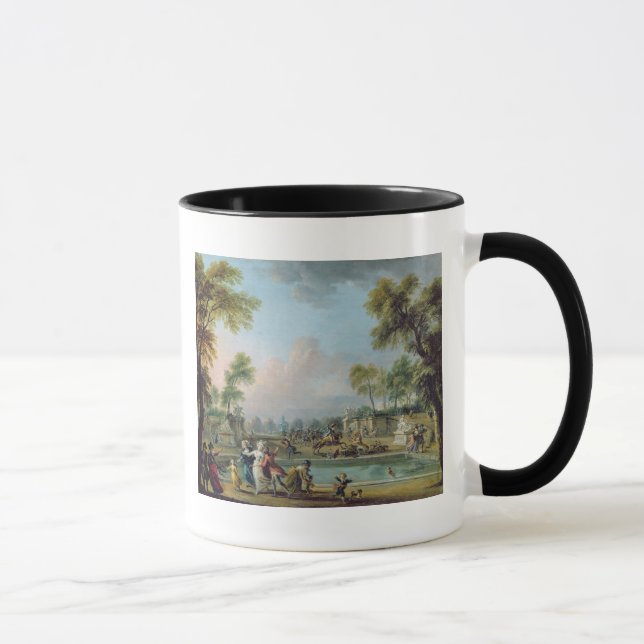 Taza Carga del príncipe de Lambesc en Tuileries (Derecha)