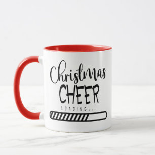 Taza Cargando Navidades Cheer   Humor estacional divert