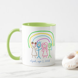 Taza Cargar dibujos de niños convierte el arte de los n