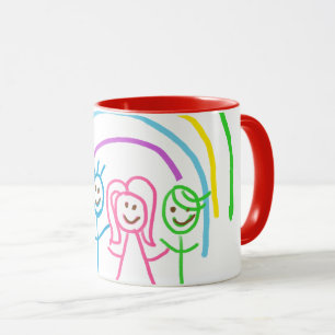 Taza Cargar los dibujos de los niños convierte los dibu