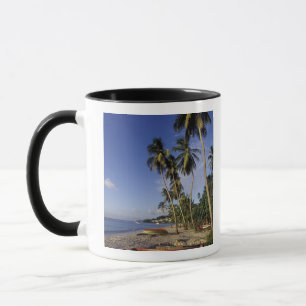 Taza CARIBE, Granada, St. George, Barcos en palmera