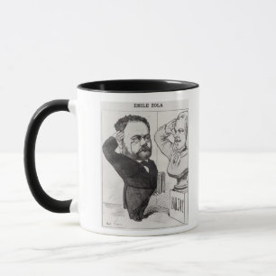 Taza Caricatura de Emile Zola